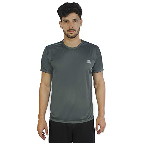 Camiseta Color Dry Workout Ss Muvin Cst-300 - Chumbo - P
