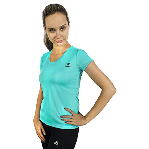 Camiseta Color Dry Workout Ss - Muvin - Cst-400 - Azul Claro - Eg