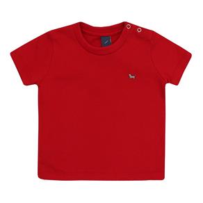 Camiseta de Bebê Masculino Básica - VERMELHO - P