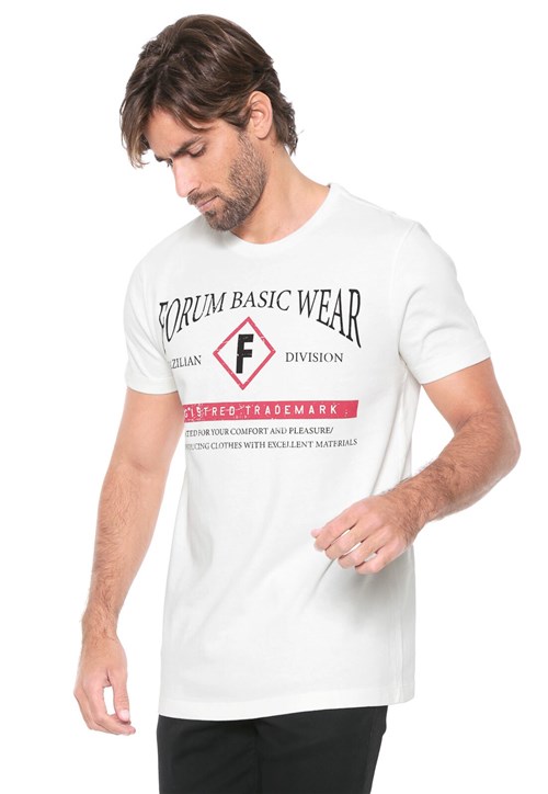 Camiseta Forum Estampada Off-white