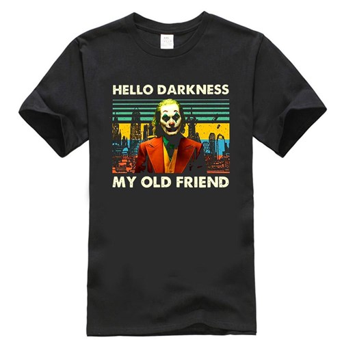 Camiseta Hello Darkness / Cinza Escuro / G