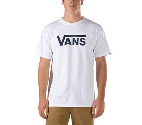 Camiseta Vans 100% Algodão - Branca (Branco, P)