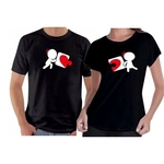 Camisetas Casal Dia Dos Namorados, Tam:(masc G + Fem M)