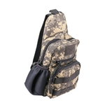 Camuflagem Crossbody Travel Bag Masculino exterior Usb Peito pacote multifunções Pacote Diagonal