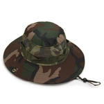 Camuflagem exterior Chapéu de Sol Protetor solar respirável Algodão Fisherman Hat