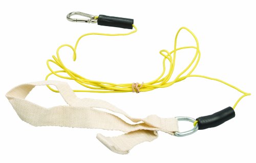 CanDo Exercise Bungee Cord With Attachments, 4', Tan - Xx-light