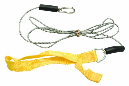 CanDo Exercise Bungee Cord With Attachments, 7', Yellow - X-light
