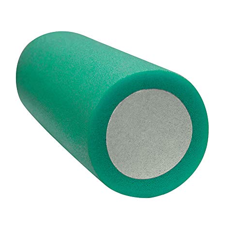 CanDo 2-Layer Round Foam Roller - 6" X 30" - Green - Medium