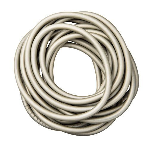 CanDo Low Powder Exercise Tubing - 25' Roll - Silver - Xx-heavy