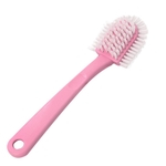Candy Color Long Handle Shoes Brush Portable Plastic Cleaning Washing Brush
