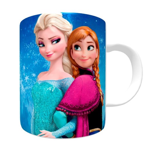 Caneca Elsa e Anna Frozen