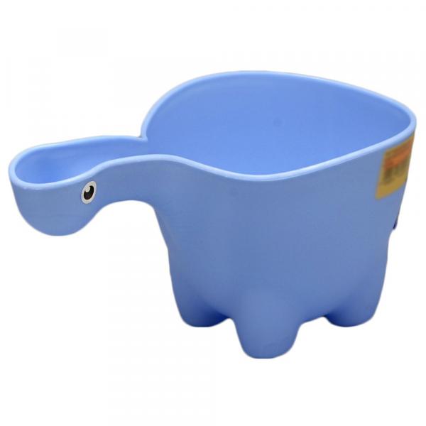 Caneca para Banho Dino Azul Baby Bath