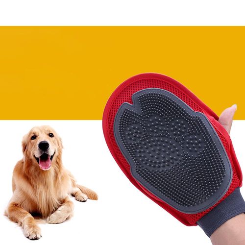 Cão de Estimação Cat Confortável Grooming Glove Bathing Shower Brush Massager