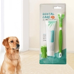 Cat Dog Pet dentífrico Escova Set limpeza dos dentes Oral Care Suprimentos Saúde