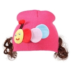 Cap Plush Quente beb¨º peruca Hat Feminino Crian?a Hat Baby Baby Linha tecido de algod?o