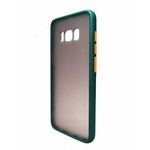 Capa Anti Impacto Borda Emborrachada Colorida Galaxy S8 - Verde