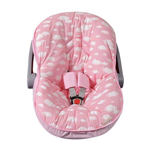Capa para Bebê Conforto Nuvenzinha Rosa - 3 Peças - Talismã