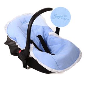 Capa para Bebê Conforto Papi Baby Avião Estampada 92 X 58 Cm – Azul