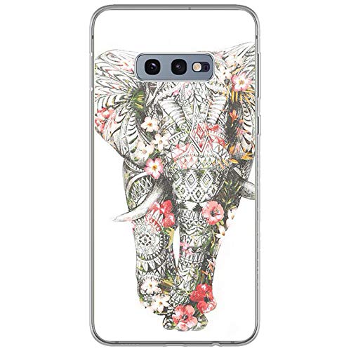 Capa para Galaxy S10 Plus - Elefante Floral