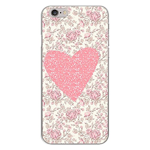Capa para IPhone 4 e 4S - Coração Floral