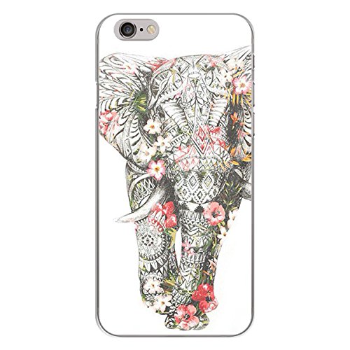 Capa para IPhone 4 e 4S - Elefante Floral