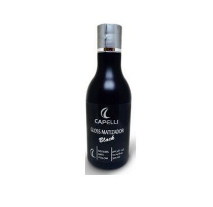 CAPELLI BLACK PLATINUM GLOSS MATIZADOR 300ml - R - Capelli Cosmeticos