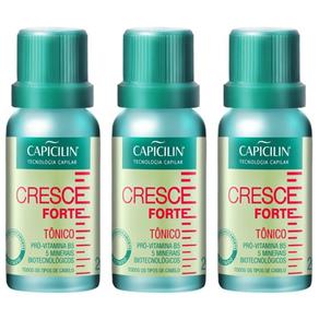 Capicilin Cresce Forte Tônico 20ml - Kit com 03