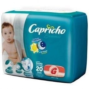 Capricho Bummis Econômica Fralda Infantil G C/20