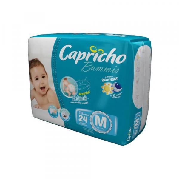 Capricho Bummis Econômica Fralda Infantil M C/24