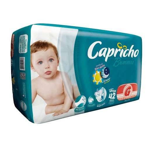 Capricho Bummis Mega Fralda Infantil G C/42 (kit C/06)