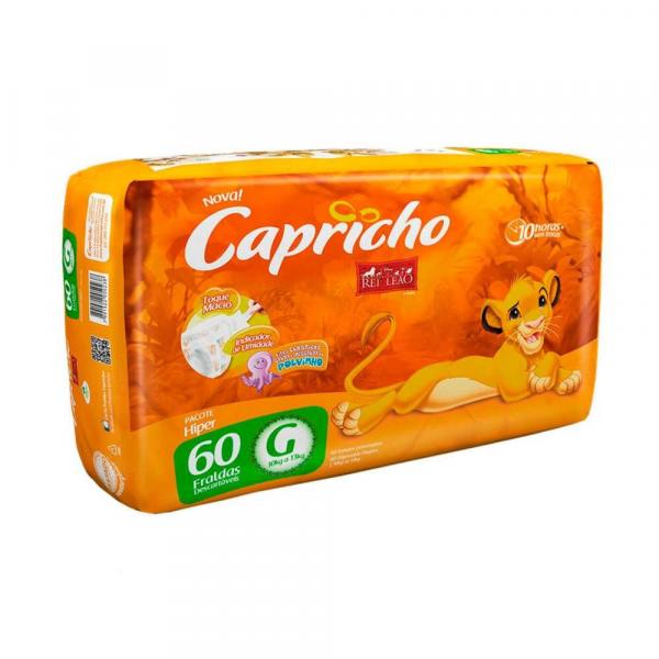 Capricho Rei Leão Hiper Fralda Infantil G C/60