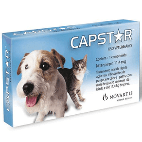 CAPSTAR 11,4mg - para Cães e Gatos Até 11kg Caixa com 1 Comprimido