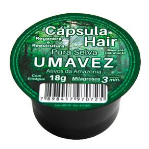 Capsula Hair Hidratante uma Vez Ativos da Amazônia 18g