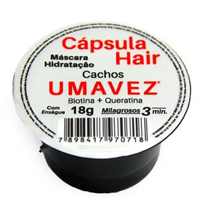 Capsula Hair Hidratante uma Vez Cachos18g