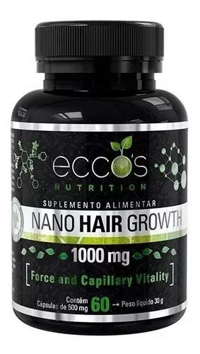 Cápsulas de Crescimento Eccos Nano Hair Growth 60 Cápsulas