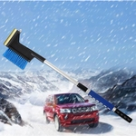 Car Inverno 2em1 Ice Scraper escova de neve retr¨¢til Janela escova remo??o P¨¢