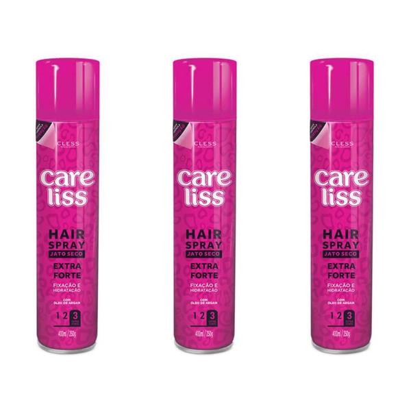 Care Liss Hair Spray Extra Forte 400ml (kit C/03)