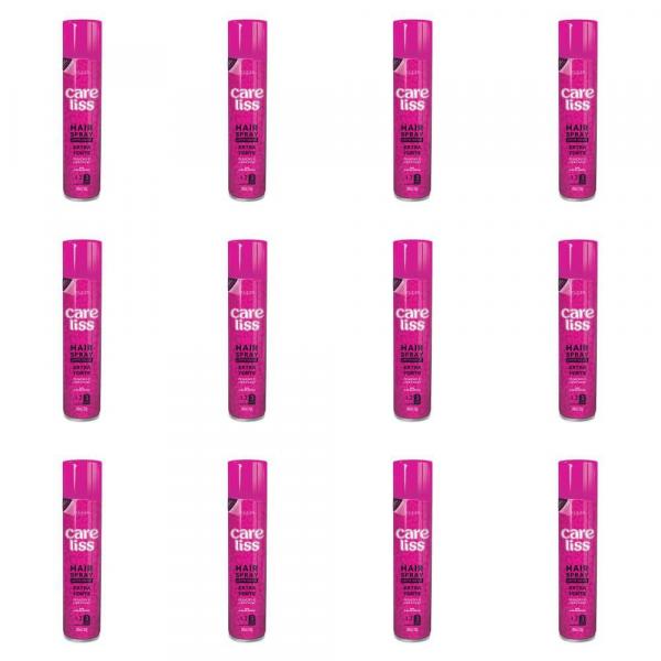 Care Liss Hair Spray Extra Forte 400ml (Kit C/12)