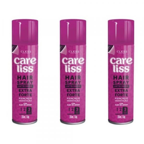 Care Liss Hair Spray Extra Forte 250ml (Kit C/03)