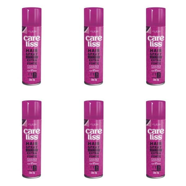 Care Liss Hair Spray Extra Forte 250ml (Kit C/06)