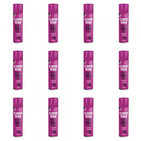 Care Liss Hair Spray Extra Forte 250ml (Kit C/12)