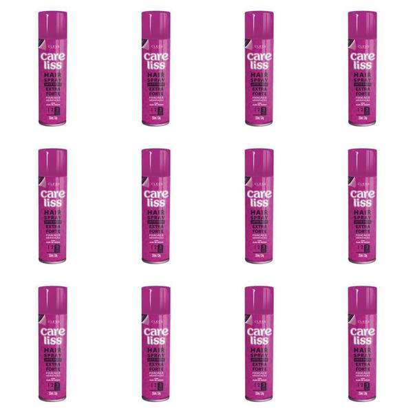 Care Liss Hair Spray Extra Forte 250ml (Kit C/12)