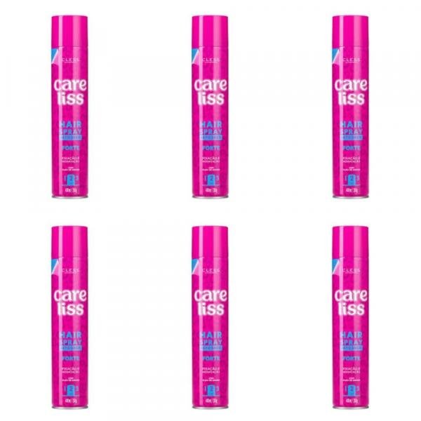 Care Liss Hair Spray Forte 400ml (Kit C/06)