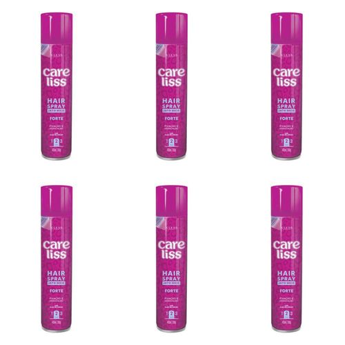 Care Liss Hair Spray Forte 400ml (kit C/06)