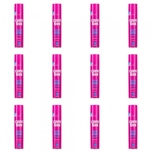 Care Liss Hair Spray Forte 400ml (Kit C/12)