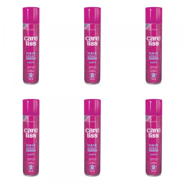Care Liss Hair Spray Forte 250ml (Kit C/06)
