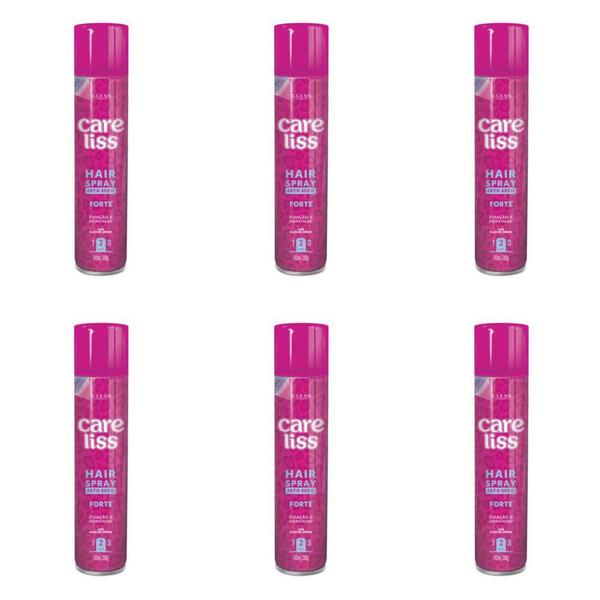 Care Liss Hair Spray Forte 250ml (Kit C/06)