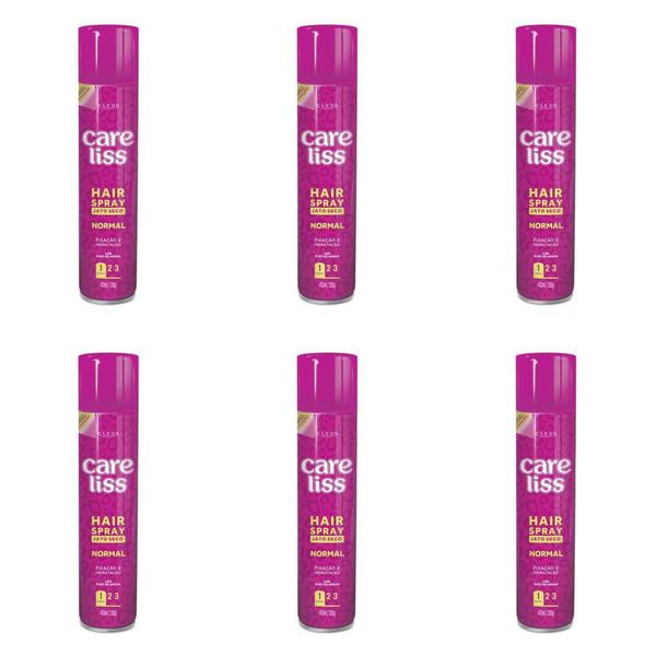 Care Liss Hair Spray Normal 400ml (Kit C/06)