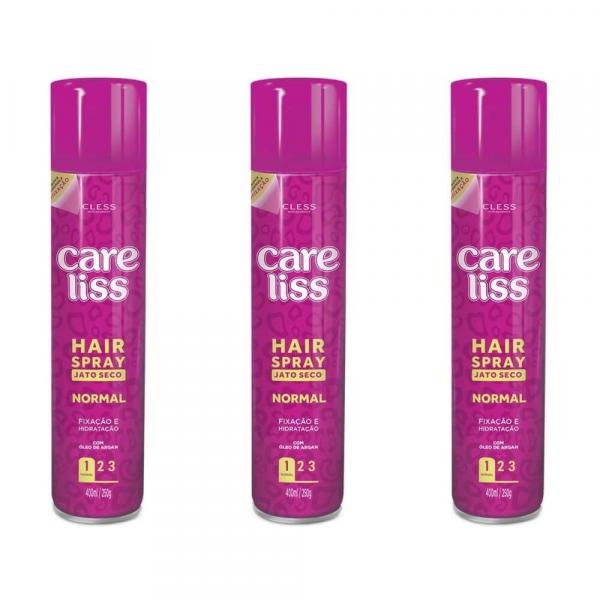Care Liss Hair Spray Normal 400ml (Kit C/03)
