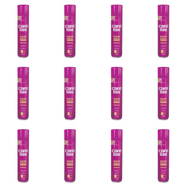 Care Liss Hair Spray Normal 400ml (Kit C/12)